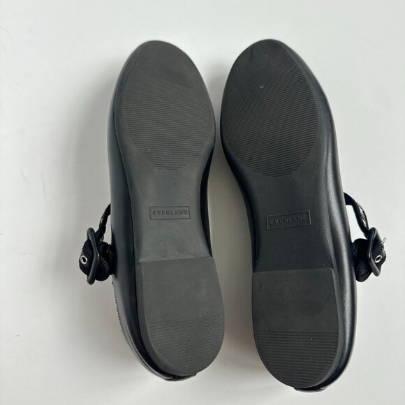 Like NEW Everlane Black The Day Buckle Mary Jane - Sz 7 - Picture 7 of 10